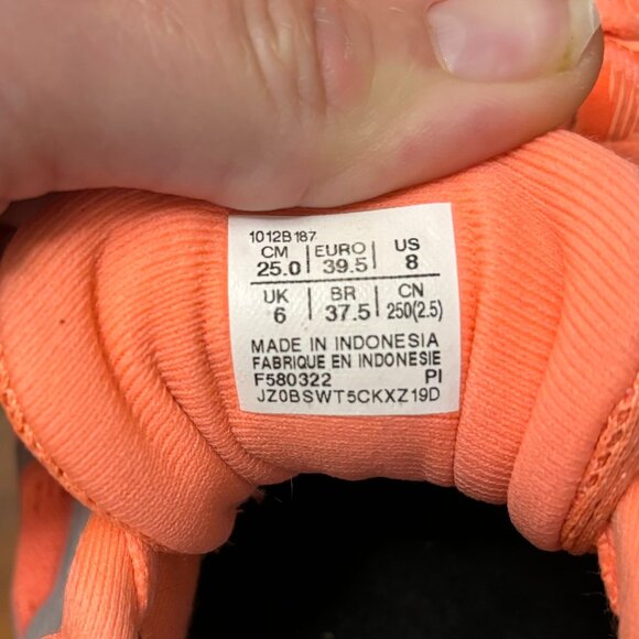 ASICS Gel Kayano 28 Running Shoes, Sun Coral, Size 8 - Picture 9 of 10